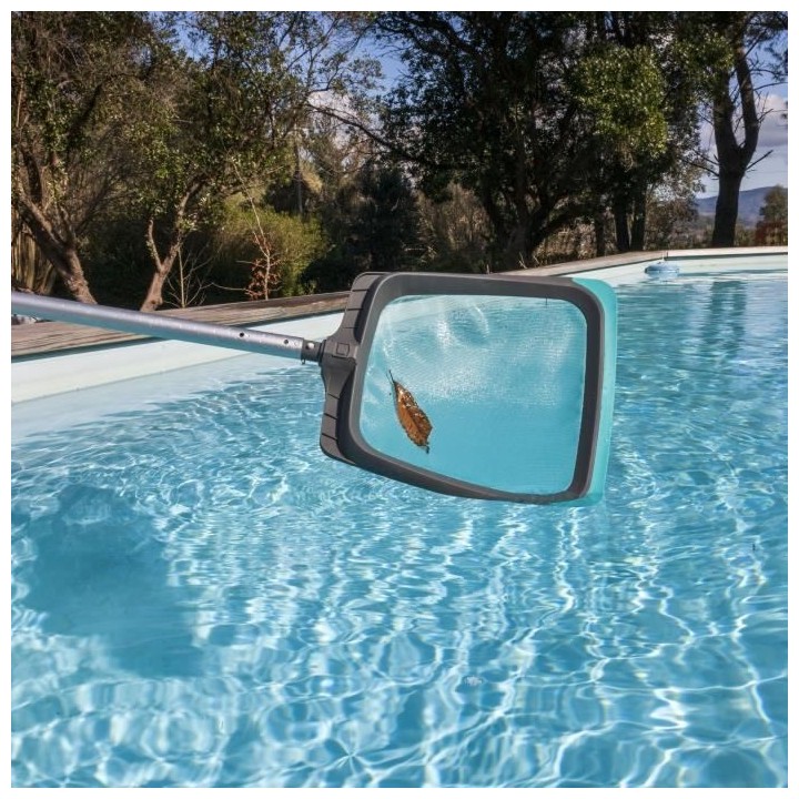 SPOOL Épuisette piscine de surface luxe avec raclette - Sans manche