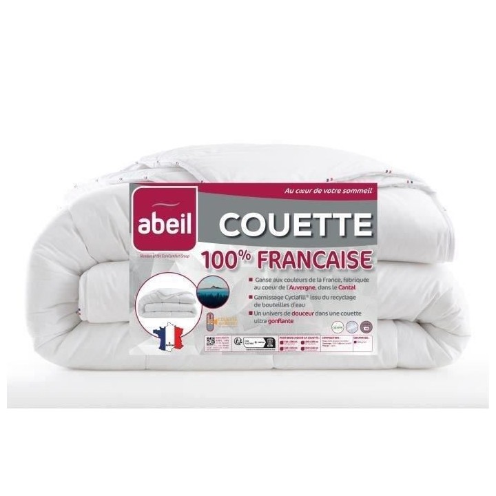 Couette 100% Française - 140 x 200 cm - ABEIL