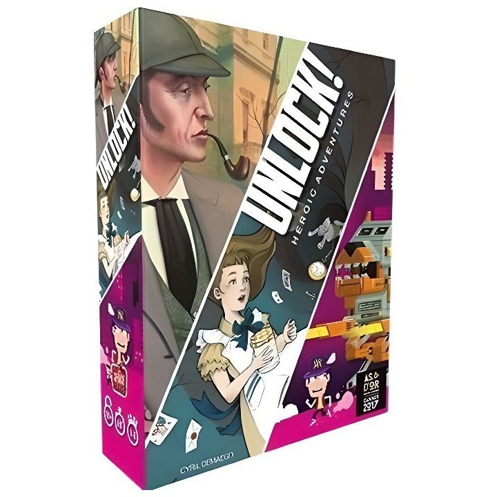 Space Cowboys | Unlock! : Heroic Adventures | Unbox Now | Jeu de soci