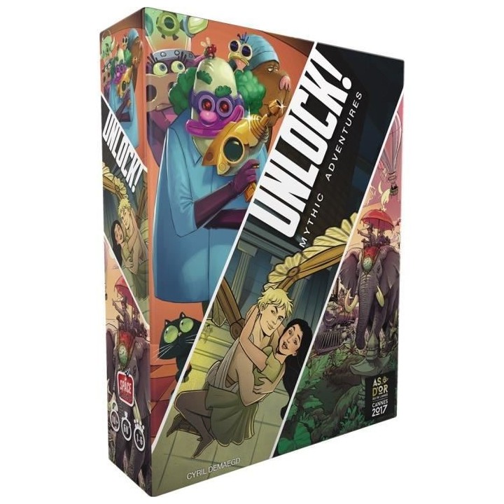 Unlock! Mythic Adventures  - Asmodee - Jeu de société