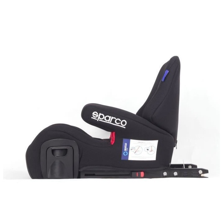 SPARCO Siege auto SK900IGR Isofix avec dossier Gr 3 - Noir