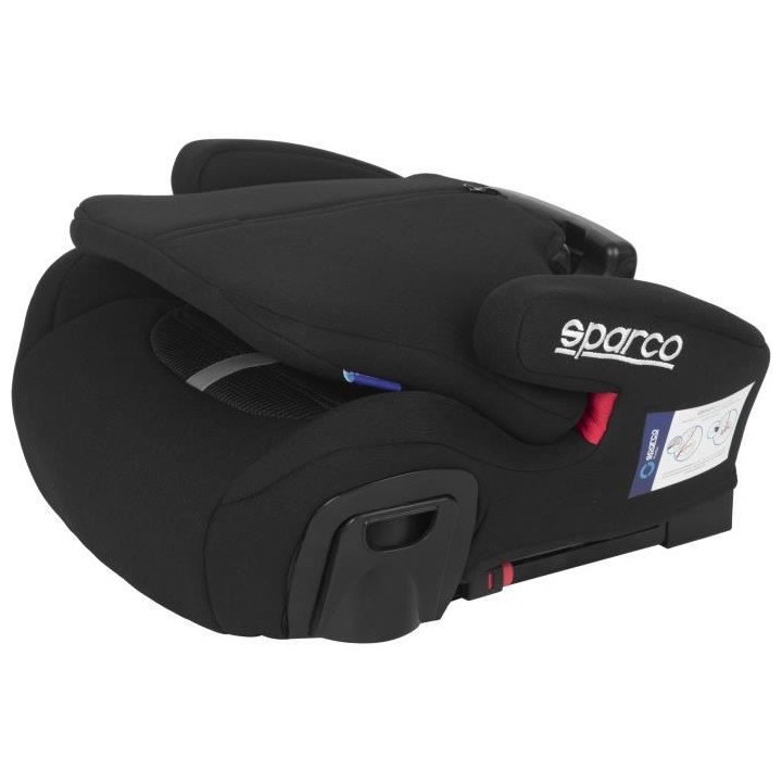 SPARCO Siege auto SK900IGR Isofix avec dossier Gr 3 - Noir