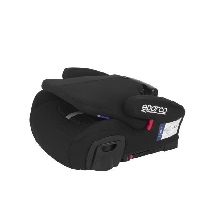 SPARCO Siege auto SK900IGR Isofix avec dossier Gr 3 - Noir
