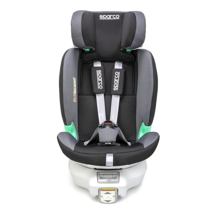 Siege auto enfant SPARCO rotatif 360° - Groupe 0+/1/2/3 - Isofix + pi