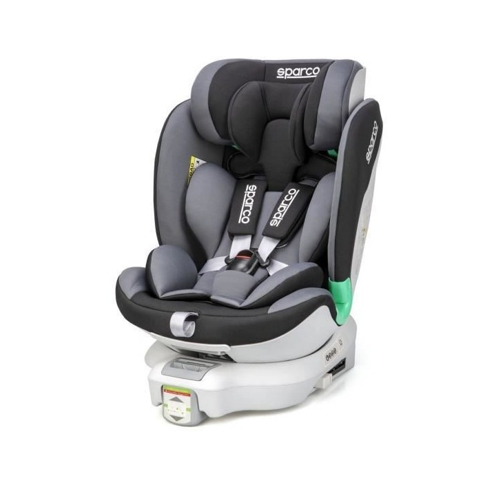 Siege auto enfant SPARCO rotatif 360° - Groupe 0+/1/2/3 - Isofix + pi