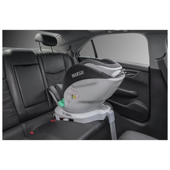 Siege auto enfant SPARCO rotatif 360° - Groupe 0+/1/2/3 - Isofix + pi