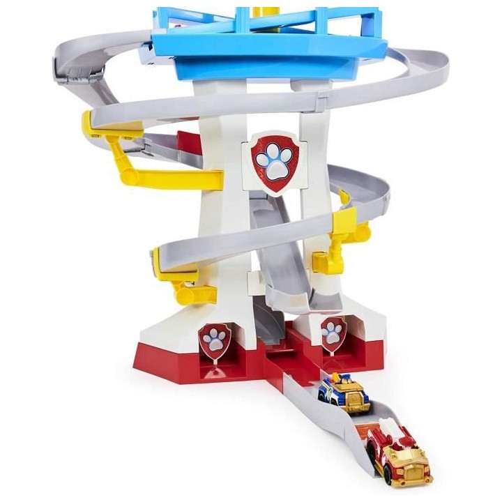 PAT PATROUILLE - QUARTIER GENERAL + 2 VEHICULES TRUE METAL Chase Marcu