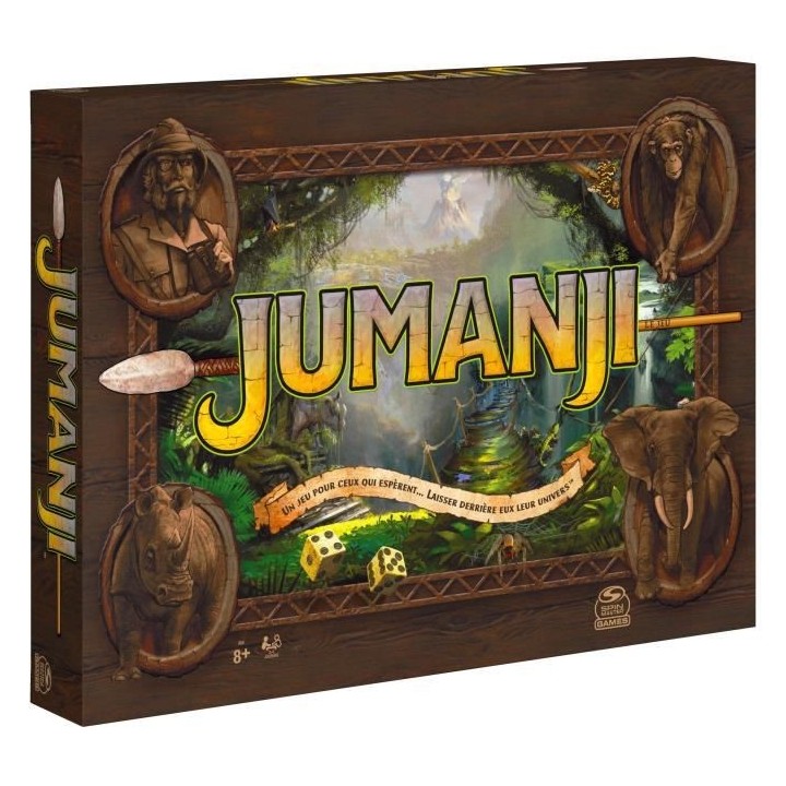 JUMANJI LE JEU - 6062338 - Jeu de Société pour Toute La Famille ou e