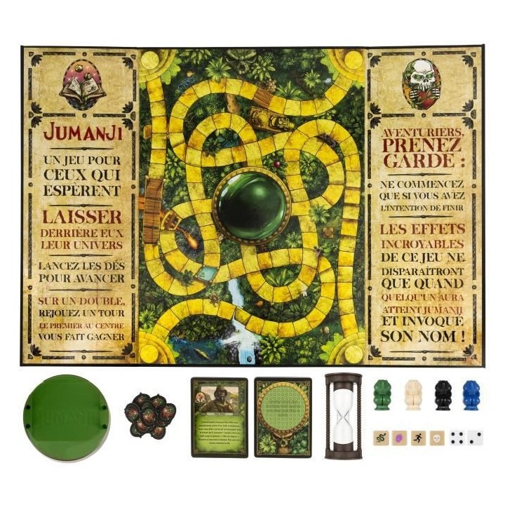 JUMANJI LE JEU - 6062338 - Jeu de Société pour Toute La Famille ou e
