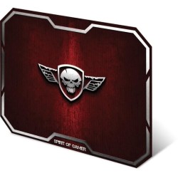 SPIRIT OF GAMER Tapis de souris Gamer Winged Skull - Rouge