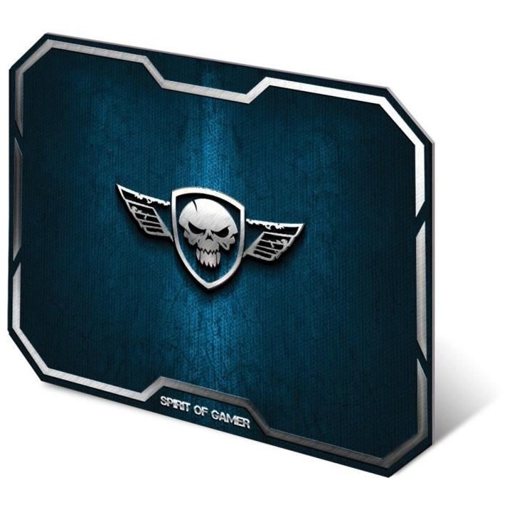 SPIRIT OF GAMER Tapis de souris Gamer Winged Skull - Bleu