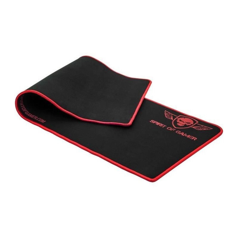 SPIRIT OF GAMER Tapis de souris Gaming XXL - Pour clavier & souris - 30x78x0,5cm - Rouge Victory