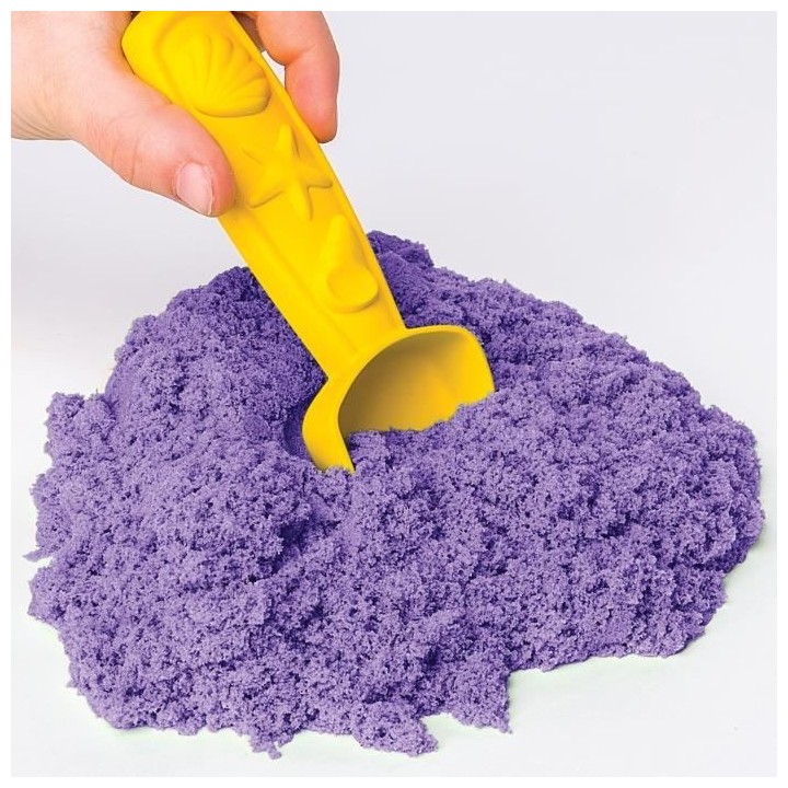 SABLE MAGIQUE - KINETIC SAND - COFFRET CHÂTEAU-BAC a SABLE 454 G + 4