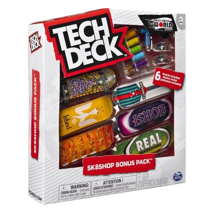 INGER SKATE - TECH DECK - SKATE SHOP BONUS PACK - 6028845 - Authentiqu