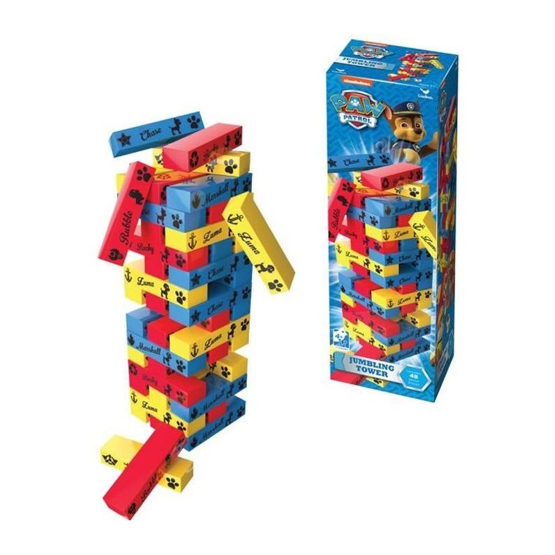 PAT PATROUILLE Jeu Tour Jenga