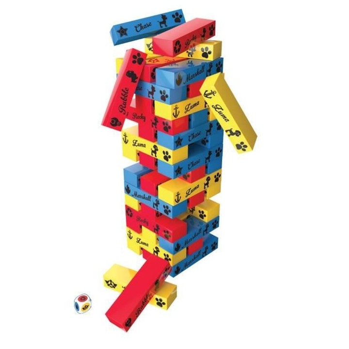PAT PATROUILLE Jeu Tour Jenga