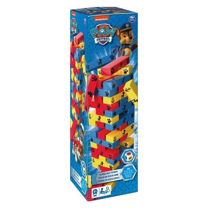 PAT PATROUILLE Jeu Tour Jenga