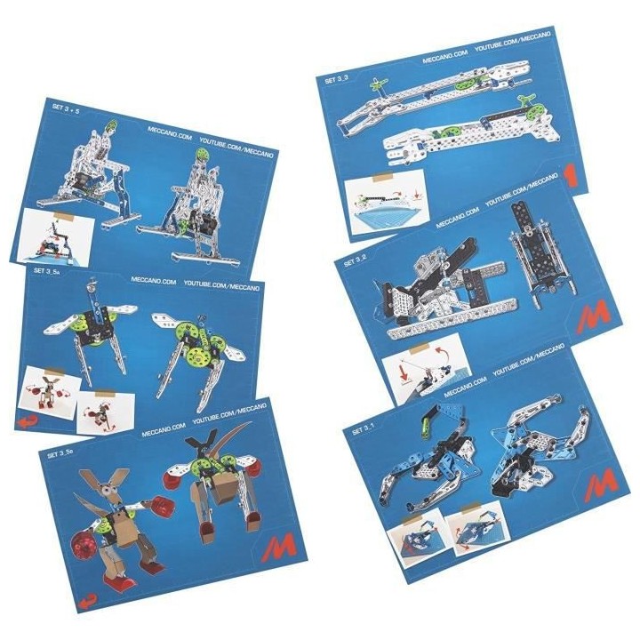 MECCANO - Kit d'inventions avec 3 Engrenages