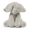 FLAPPY L'ÉLÉPHANT – GUND – 6054176 - Peluche Interactive pour Bébé - Il Bouge, Parle et Chante - Peluche Éléphant 30 c