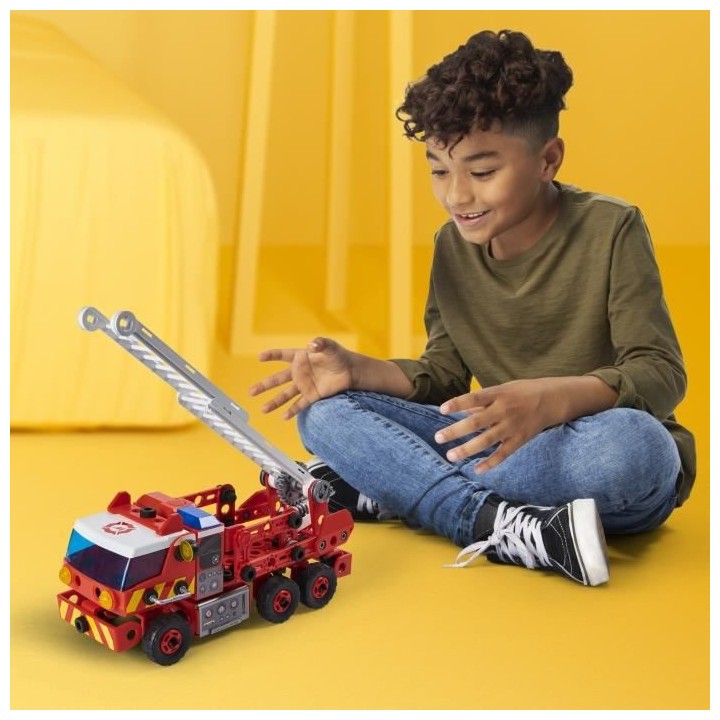 MECCANO - CAMION DE POMPIERS MECCANO JUNIOR - 6056415 - Jeu de Constru