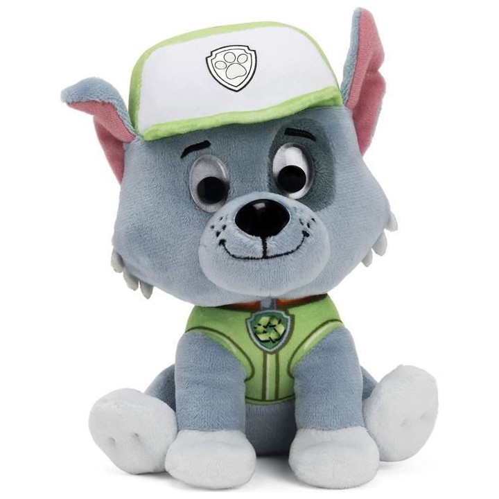 PAT PATROUILLE - PELUCHE 15 CM ROCKY Paw Patrol Gund - 6058442 - peluc
