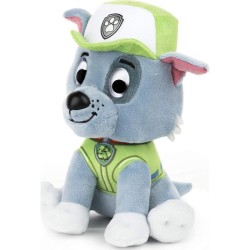 PAT PATROUILLE - PELUCHE 15 CM ROCKY Paw Patrol Gund - 6058442 - peluche douce et lavable des 12 mois