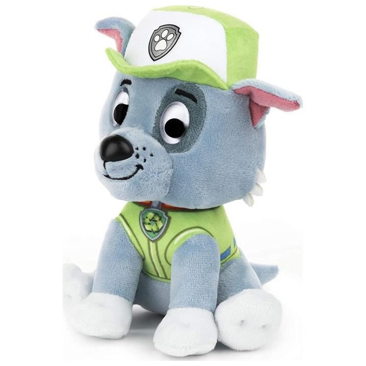 PAT PATROUILLE - PELUCHE 15 CM ROCKY Paw Patrol Gund - 6058442 - peluc