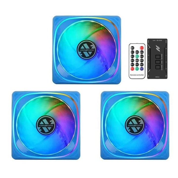 Ventilateur pour boitier - ABKONCORE - CY120 ARGB Spectrum SYNC 3in1 B