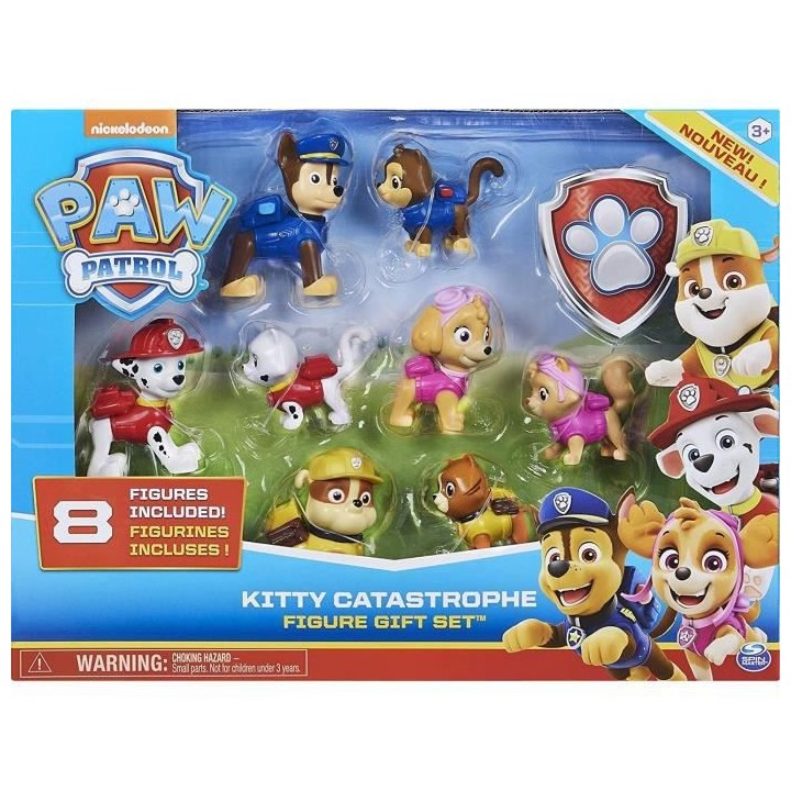 PAT PATROUILLE - MULTIPACK FIGURINES D'ACTION Paw Patrol - 6058524 - C