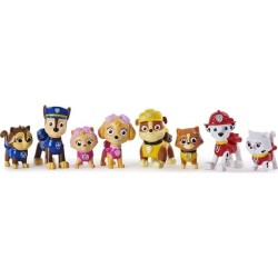 PAT PATROUILLE - MULTIPACK FIGURINES D'ACTION Paw Patrol - 6058524 - Coffret exclusif avec figurines et animaux - Jeu Jouet Enfa