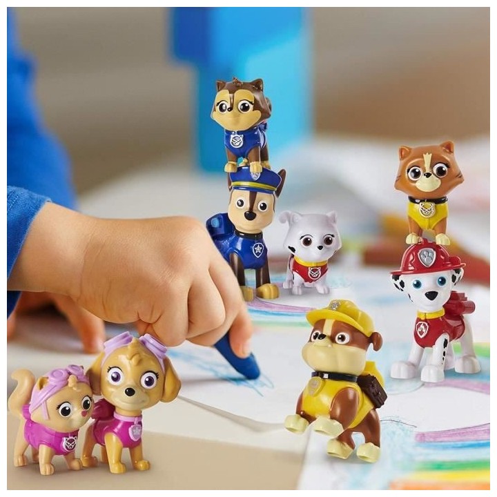 PAT PATROUILLE - MULTIPACK FIGURINES D'ACTION Paw Patrol - 6058524 - C