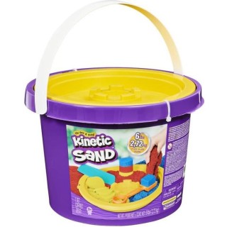 KINETIC SAND - SEAU DE SABLE 2,7 KG + OUTILS - 6061096 - Sable a model