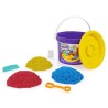 KINETIC SAND - SEAU DE SABLE 2,7 KG + OUTILS - 6061096 - Sable a modeler pour enfants, jouet ASMR