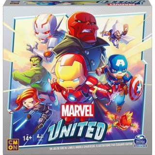 MARVEL UNITED - Jeu de cartes stratégique coopératif - Univers super