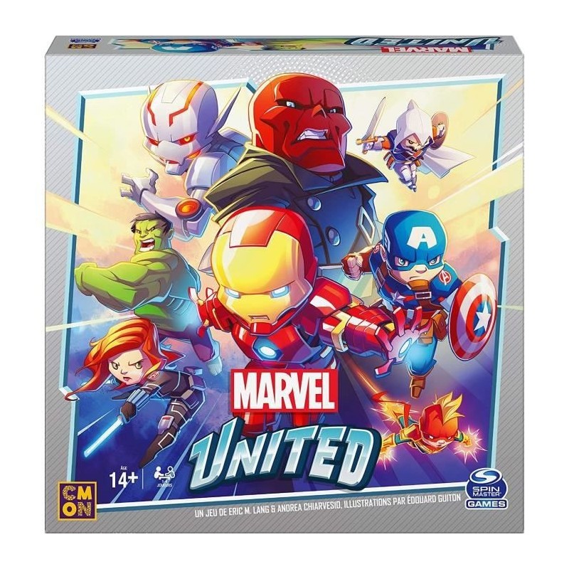 MARVEL UNITED - Jeu de cartes stratégique coopératif - Univers super Héros - 6059768 - jeu pour adultes et enfants a partir d