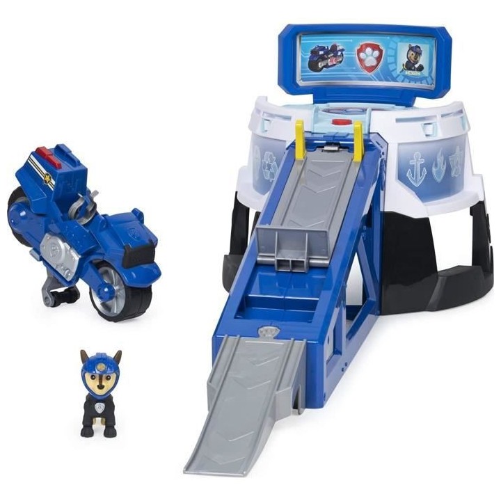PAT PATROUILLE - PLAYSET LANCEUR MOTO PUPS Paw Patrol Avec Lanceur Int