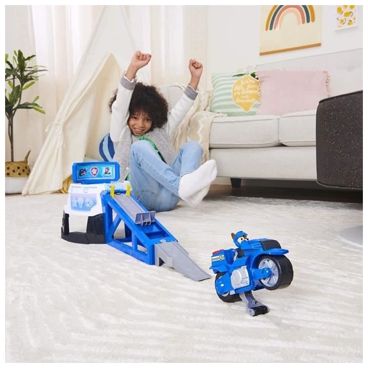 PAT PATROUILLE - PLAYSET LANCEUR MOTO PUPS Paw Patrol Avec Lanceur Int