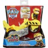 PAT PATROUILLE - VEHICULE + FIGURINE AMOVIBLE RUBEN MOTO PUPS Paw Patrol - Moto Rétrofriction - 6060543 - Jouet Enfant 3 Ans et