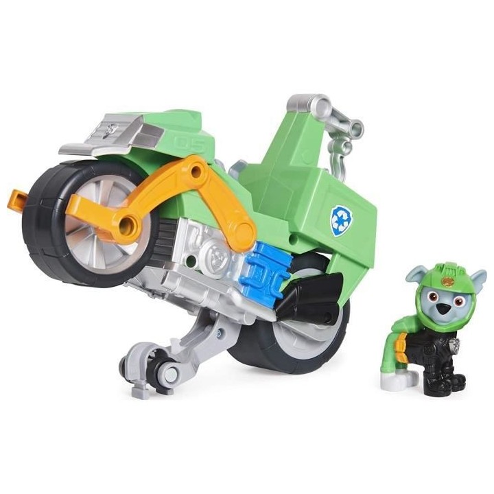 PAT PATROUILLE - VEHICULE + FIGURINE AMOVIBLE ROCKY MOTO PUPS Paw Patr