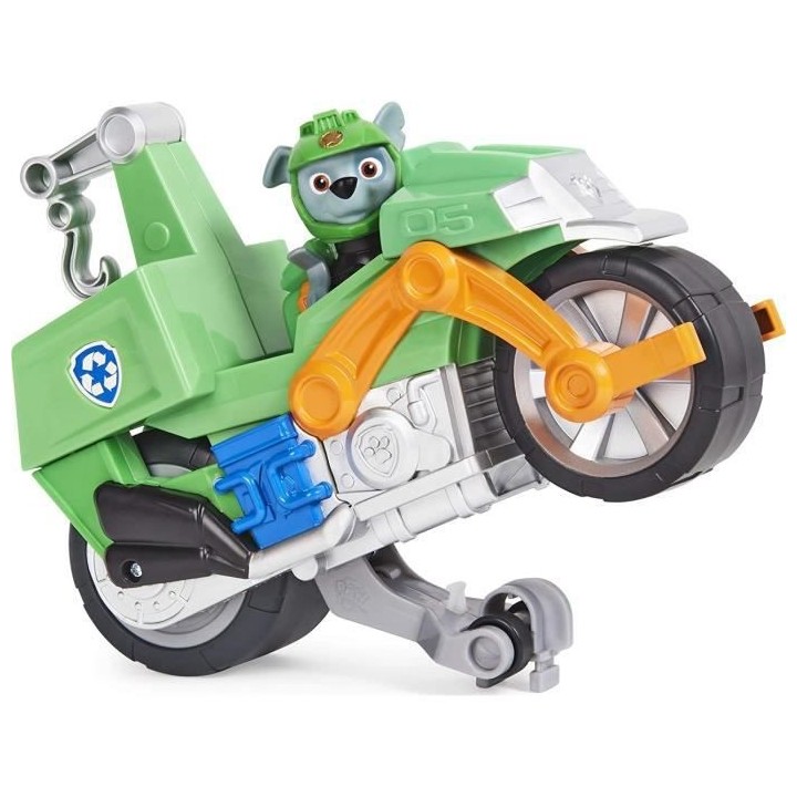 PAT PATROUILLE - VEHICULE + FIGURINE AMOVIBLE ROCKY MOTO PUPS Paw Patr