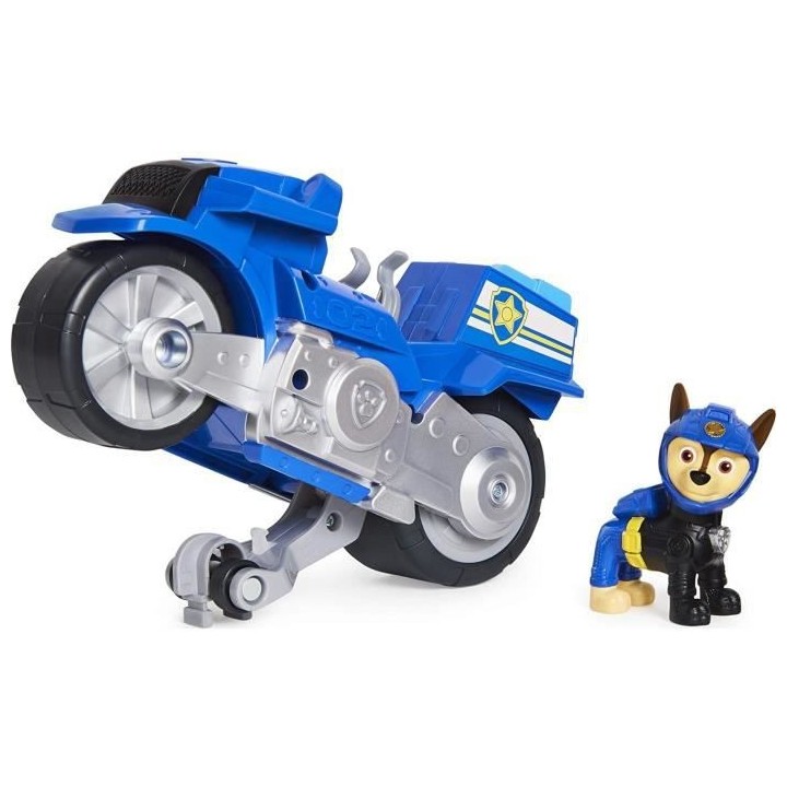PAT PATROUILLE - VEHICULE + FIGURINE AMOVIBLE CHASE MOTO PUPS Paw Patr