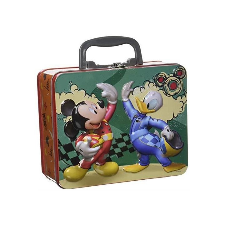 DISNEY - Grande Valisette Mickey Mouse de 2 puzzles lenticulaires - En