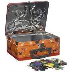 DISNEY - Grande Valisette Mickey Mouse de 2 puzzles lenticulaires - En métal