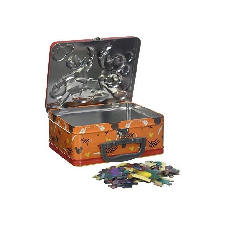 DISNEY - Grande Valisette Mickey Mouse de 2 puzzles lenticulaires - En