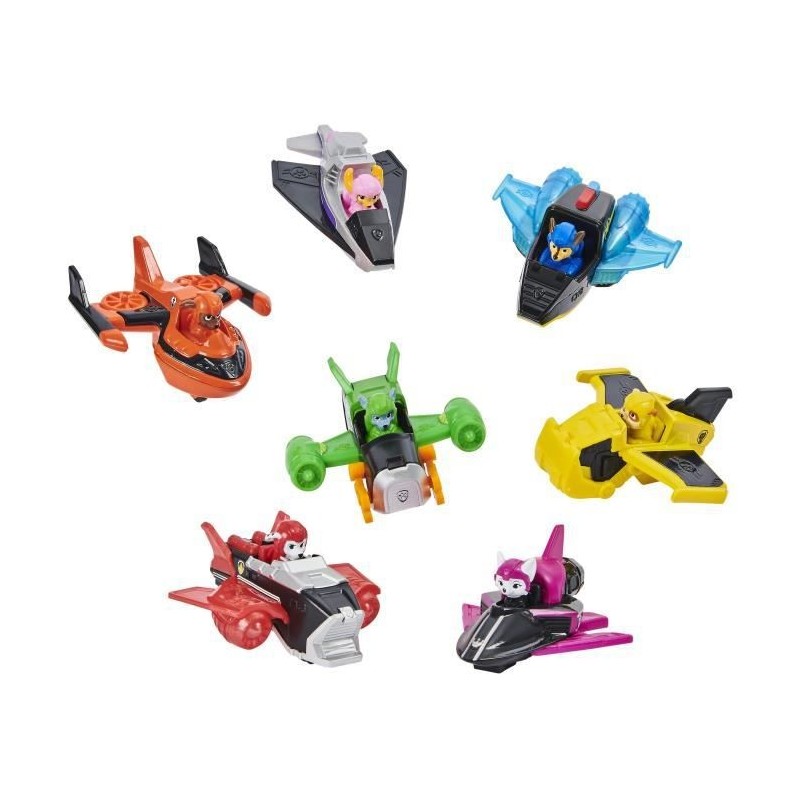 PACK DE 7 VEHICULES TRUE METAL™ JET TO THE RESCUE La Pat' Patrouille