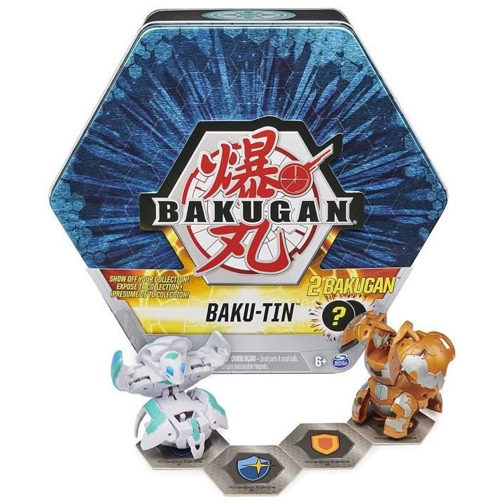 BAKUGAN - COFFRET DE 2 BAKUGAN MYSTERE BAKU-TIN SAISON 3 - 6060138 - F