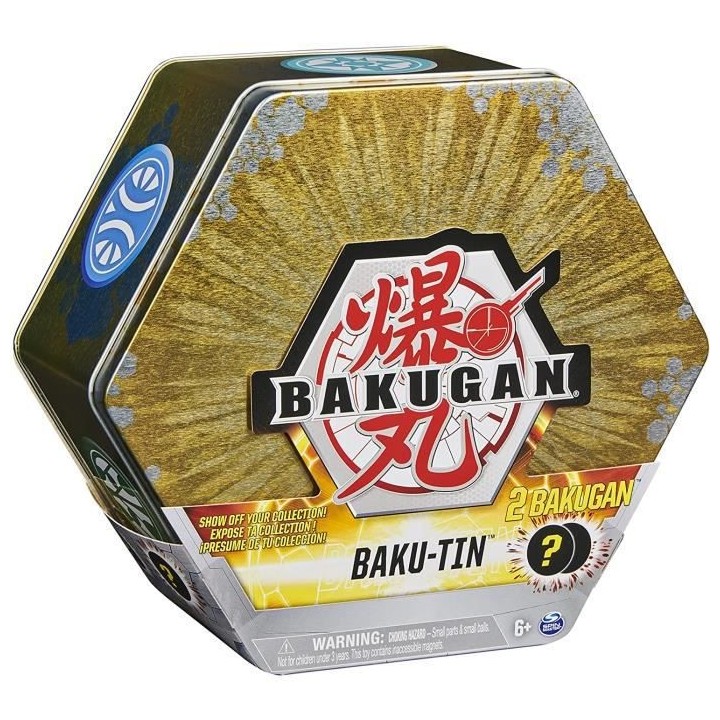 BAKUGAN - COFFRET DE 2 BAKUGAN MYSTERE BAKU-TIN SAISON 3 - 6060138 - F