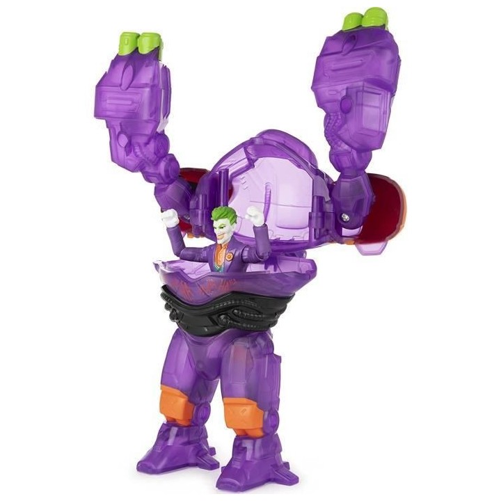 BATMAN - COFFRET 2 FIGURINES 10 CM BATMAN + JOKER AVEC ARMURE TECH - 6