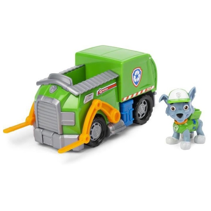 LA PAT' PATROUILLE - Véhicule 15 cm - Figurine Rocky - 6061804