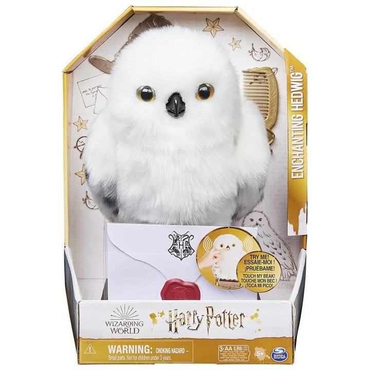 HEDWIGE ENCHANTÉE Peluche interactive Harry Potter